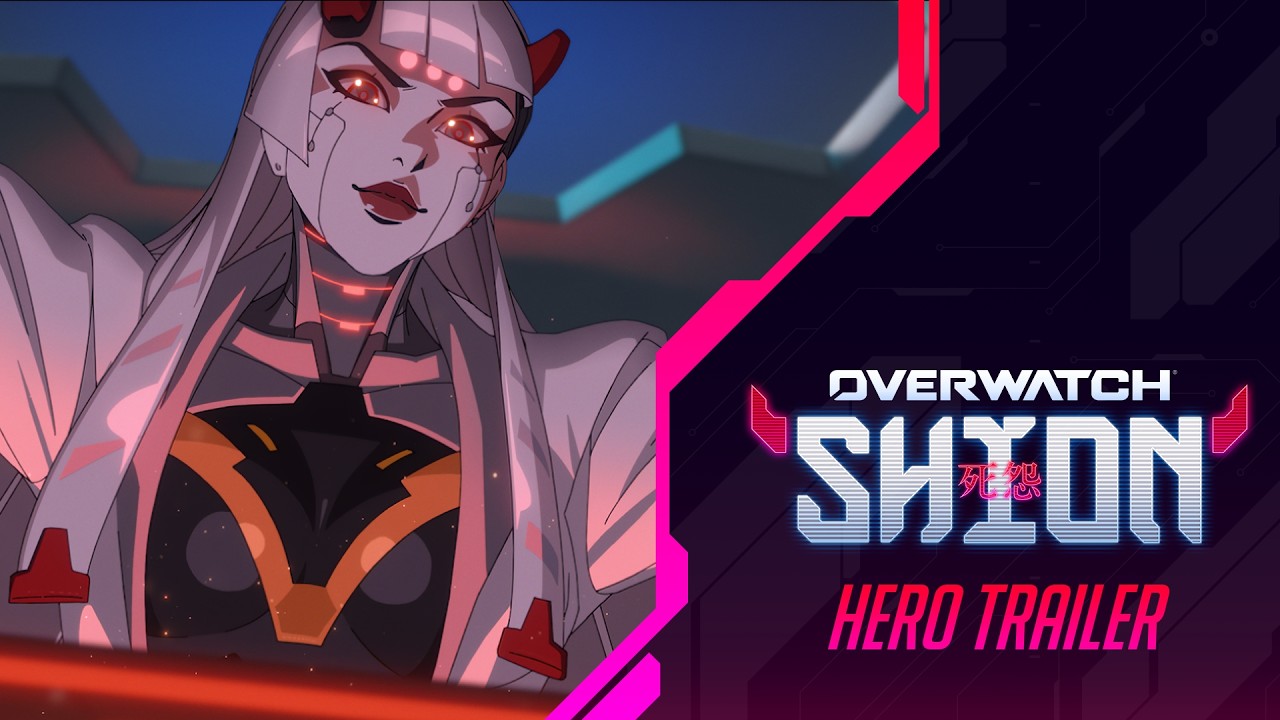 Shion llega a Overwatch 2: un demonio cyberpunk de doble pistola