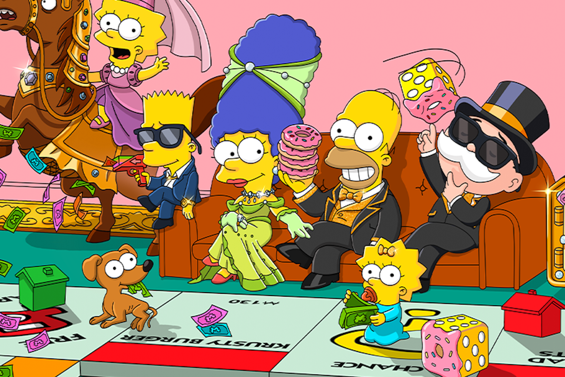 Monopoly Go se une a Los Simpson en un crossover oficial ya confirmado