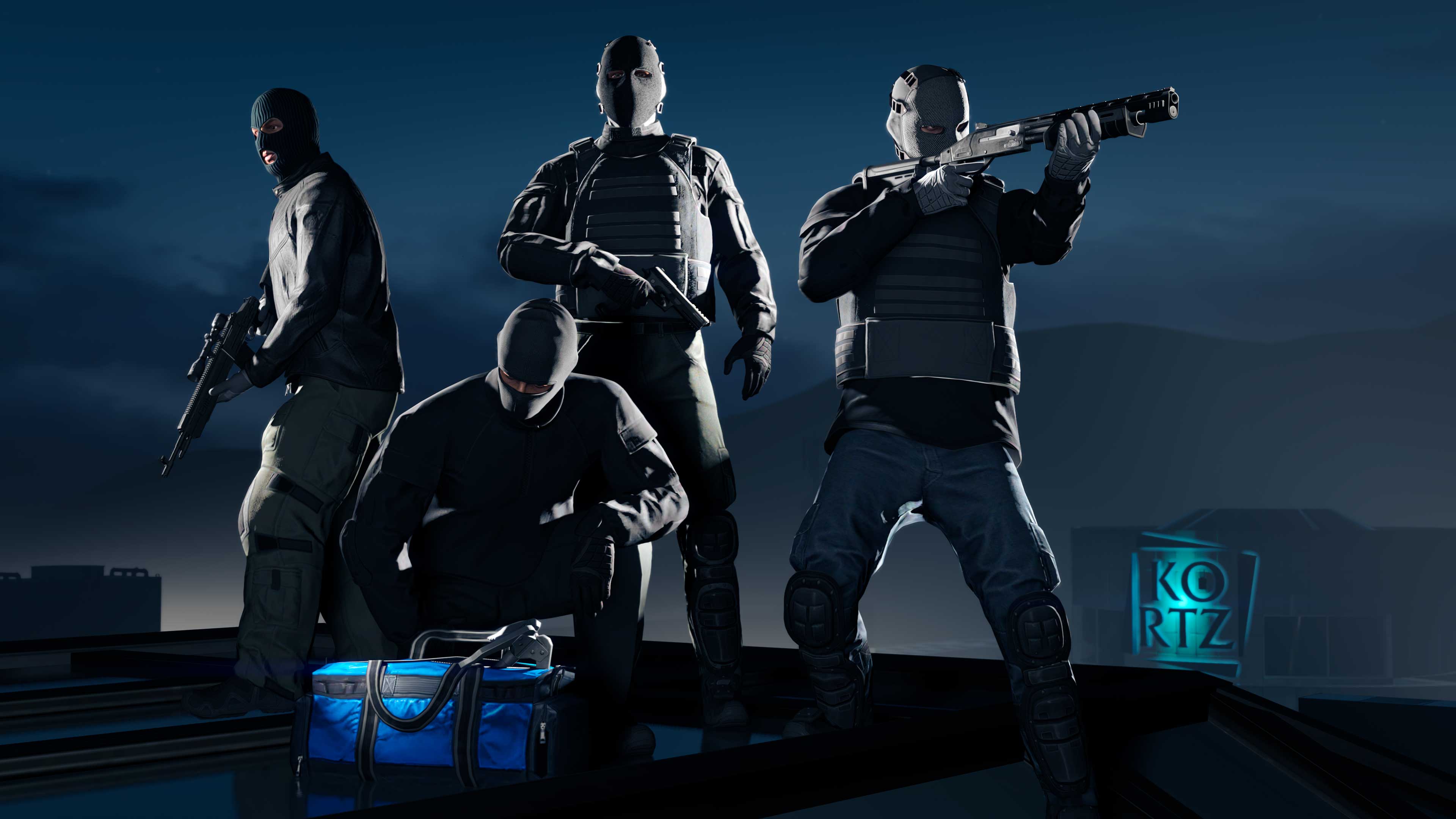 Captura oficial de GTA Online con el nuevo heist de julio