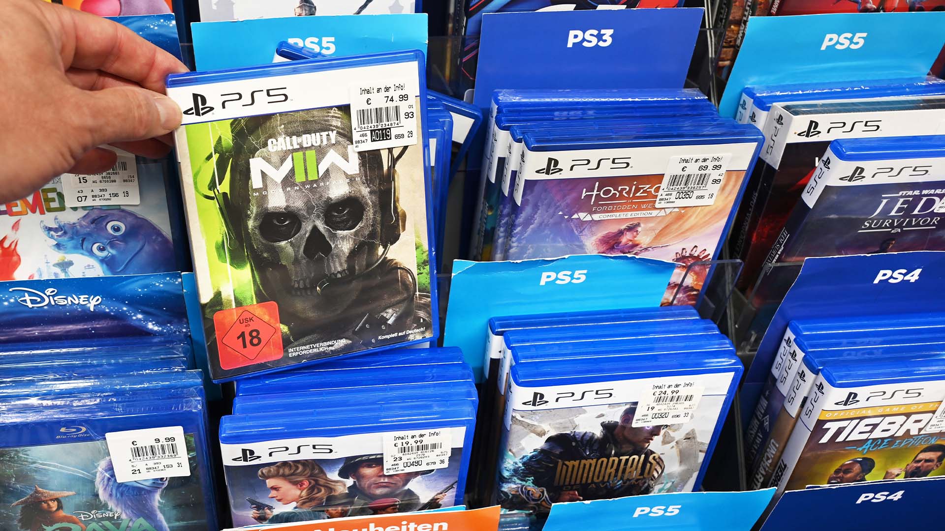 La UE no puede obligar a Sony a seguir fabricando juegos físicos