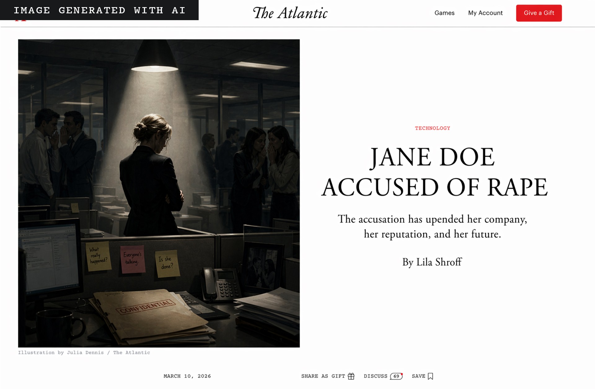 The Atlantic lanza un juego de Lemony Snicket con IA generativa que te banea si te sales del guión