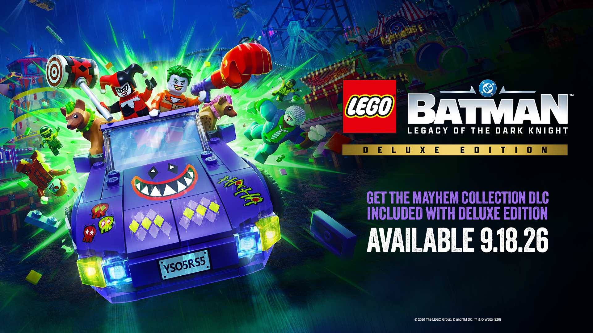 LEGO Batman: Legacy of the Dark Knight desvela su DLC Mayhem Collection en el Gamescom
