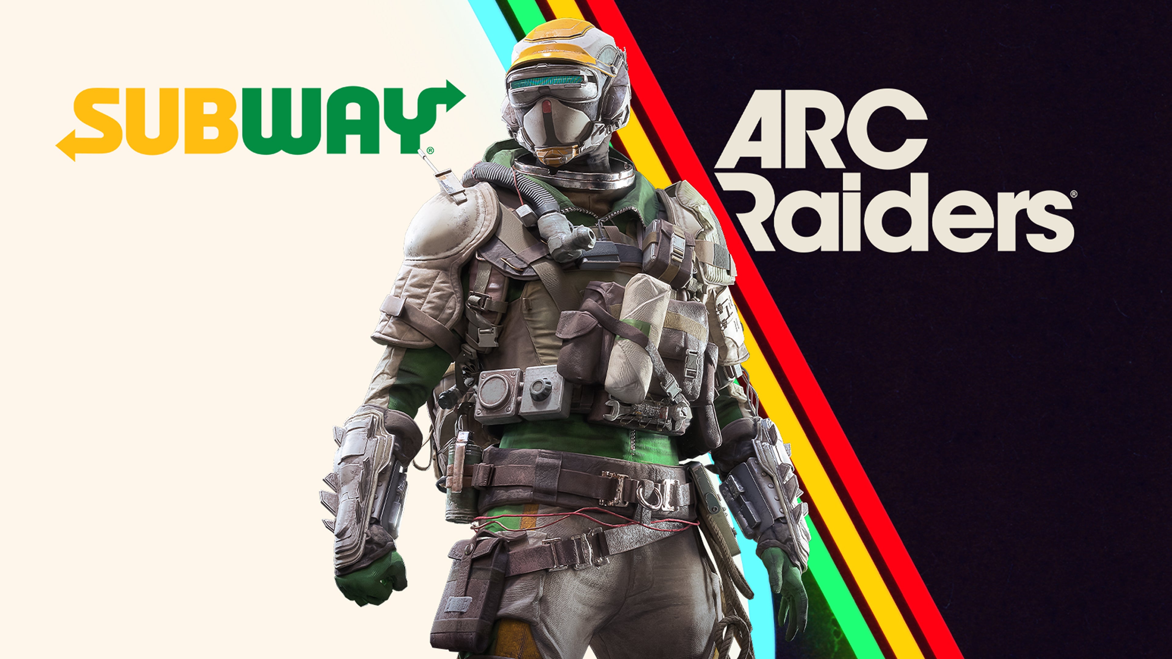 Captura de pantalla de Arc Raiders con el colaboración de Subway