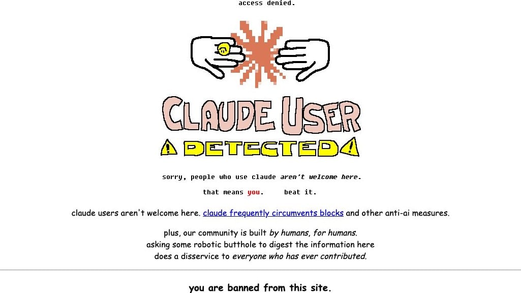 Un ataque DDoS tumba la wiki The Cutting Room Floor tras banear a un usuario pro-IA