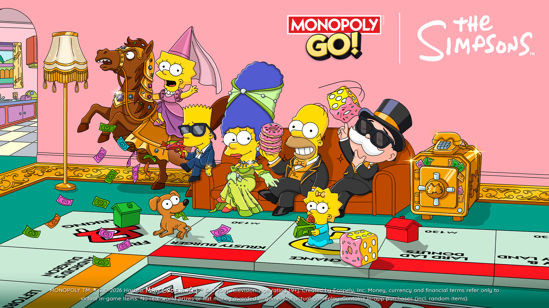 Monopoly Go se une a Los Simpson en un crossover que llevaba meses en el aire