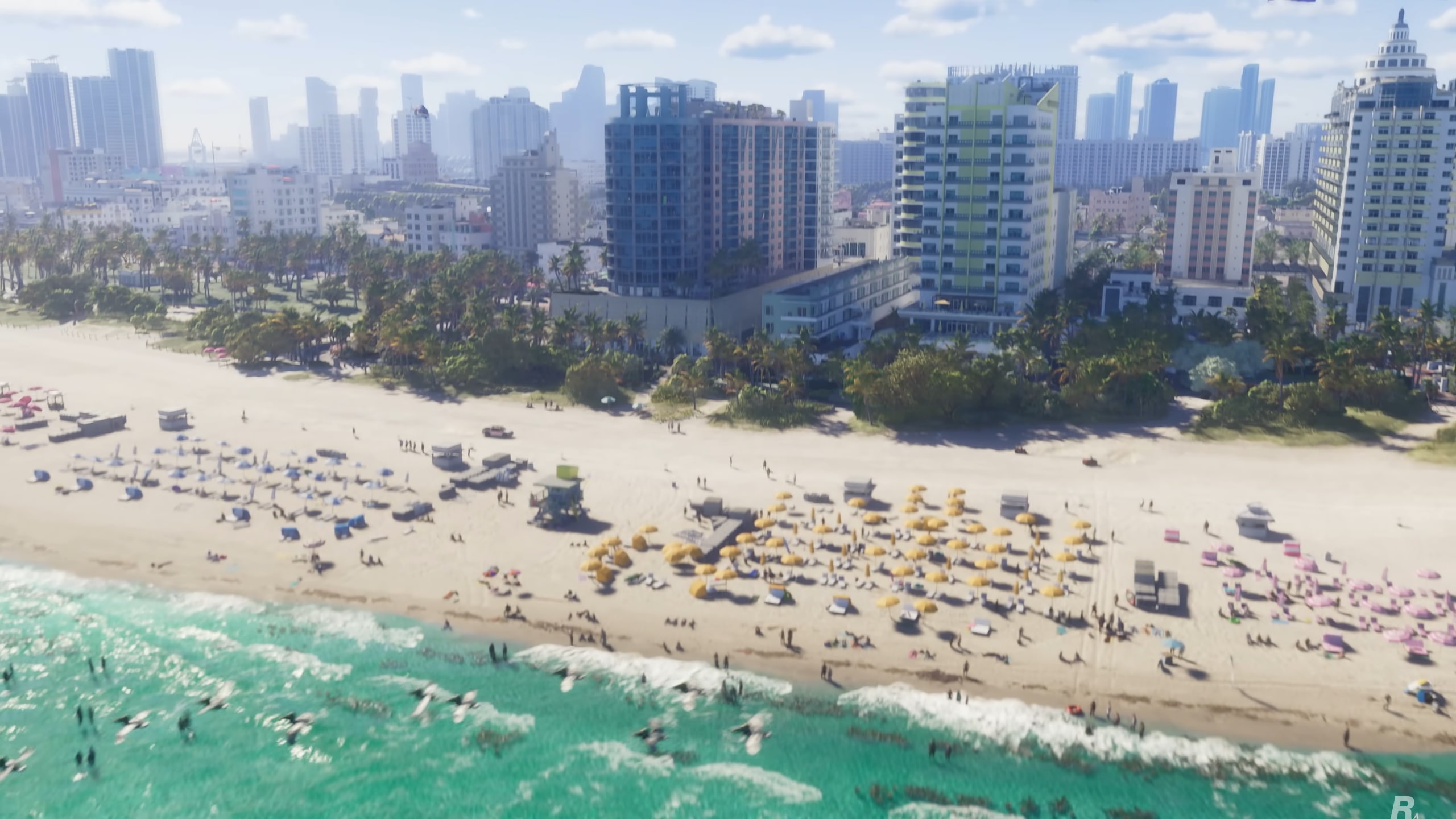 Cartel de bienvenida a Vice City instalado en Miami por Rockstar Games para GTA 6
