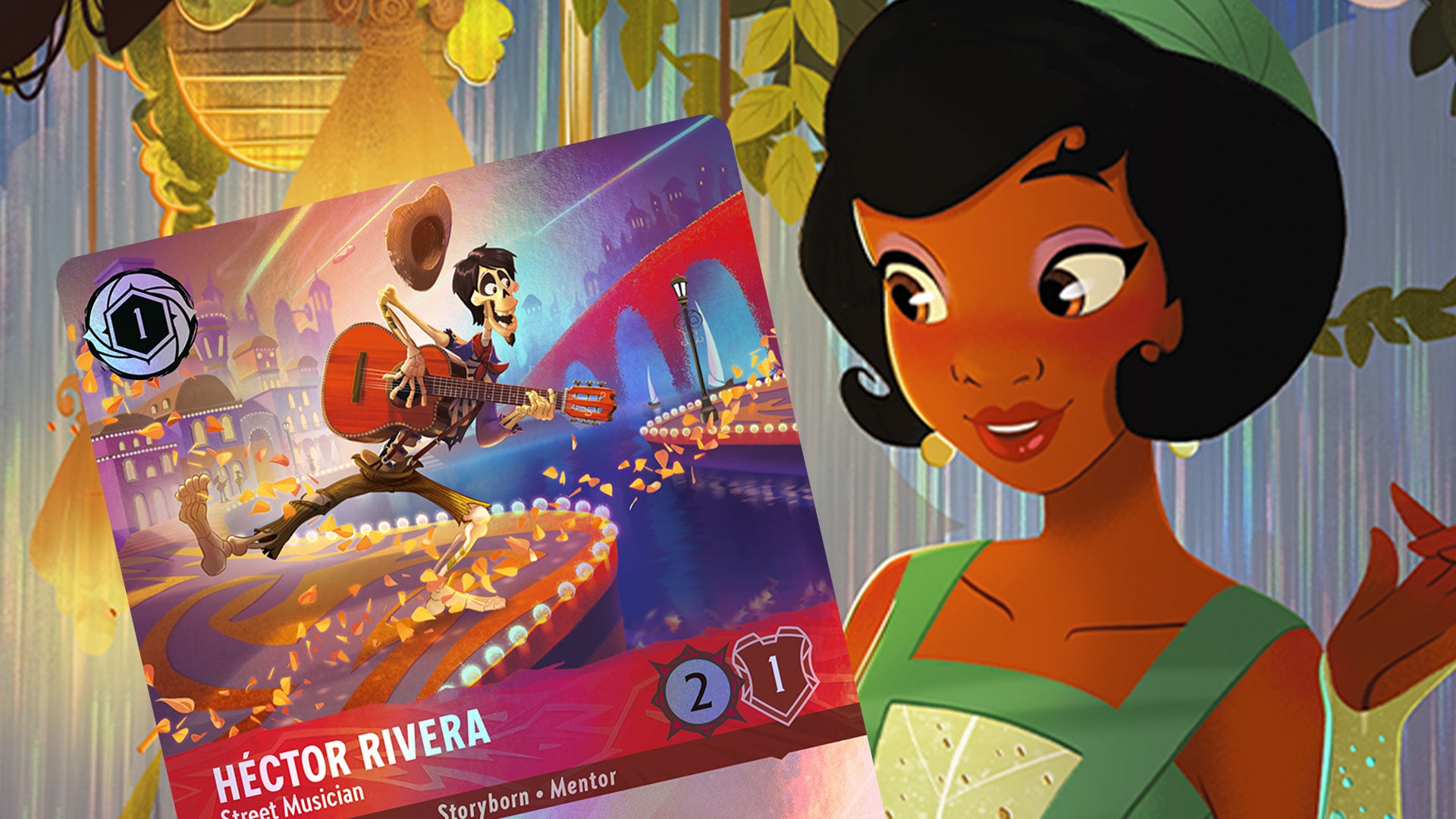 Carta exclusiva de Héctor Rivera en Disney Lorcana Hyperia City