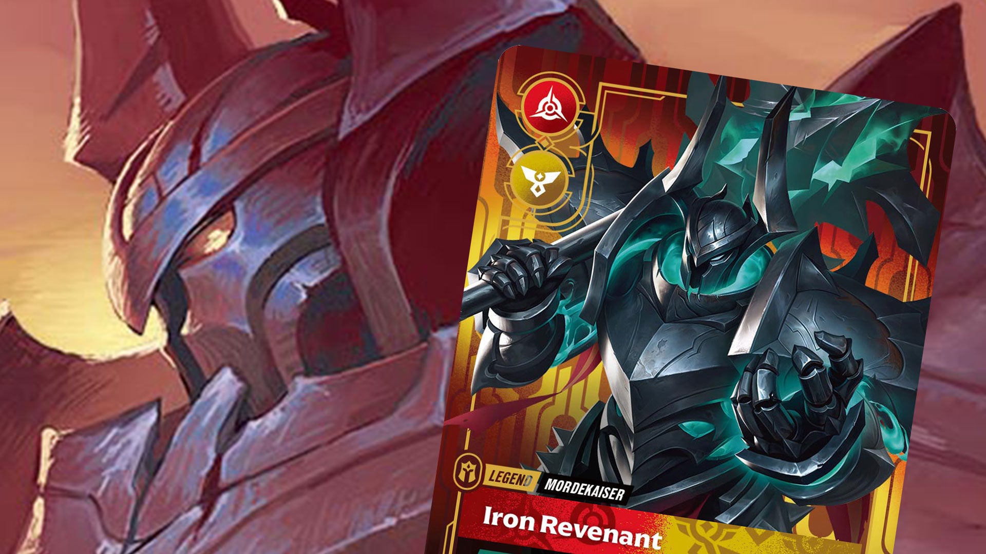 Carta exclusiva de Mordekaiser en Riftbound Radiance