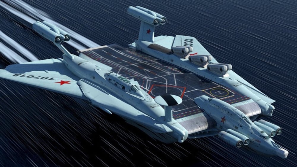 Modern Warships roba el diseño de un ekranoplano fan-made y lo vende en el juego por 700 dólares